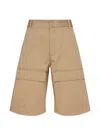 Msgm Cargo-pocket Bermuda Shorts In Brown