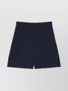 Msgm Casual Shorts With Pockets And Belt Loops In Black