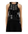 Msgm Chainmail-effect Sleeveless Tank Top