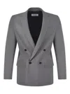 Msgm Jacket In Wool