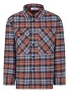 Msgm Multicolor Shirt For Boy With Logo In Brown