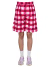 MSGM MSGM "CHECK" SHORTS