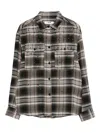 Msgm Checked Embellished Shirt In Brown