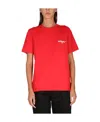 Msgm Chest-logo Crew Neck T-shirt In Multi