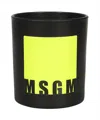 Msgm Citronella Candle In Black