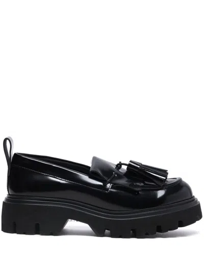 Msgm Classic Black Loafers For Women