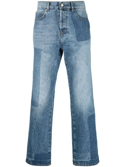 Msgm Classic Five Pockets Trousers In Blue
