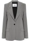 Msgm Classic Jacket With Button