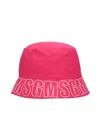 Msgm Cloche Hat In Pink