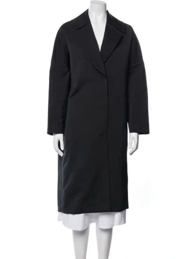 Pre-owned Msgm Coat In Black