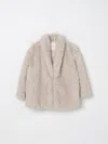 Msgm Coat  Kids Kids Color Silver In Neutral