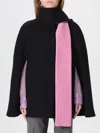 Msgm Coat  Woman Color Black In Black