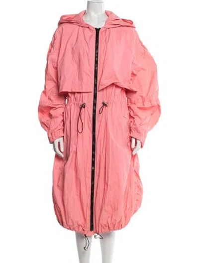 Pre-owned Msgm Coat In Pink