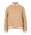 Msgm Coats Beige In Brown