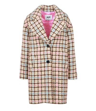 MSGM MSGM COATS BEIGE