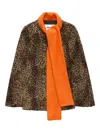 Msgm Coats Brown In Brown