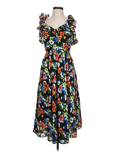 Pre-owned Msgm Cocktail Dress In Black