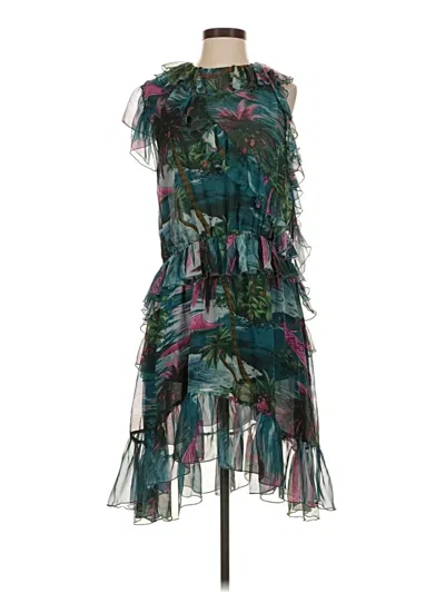 Pre-owned Msgm Cocktail Dress In Green