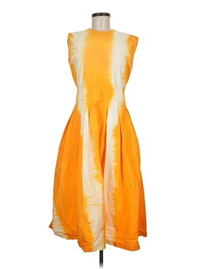 Pre-owned Msgm Cocktail Dress In Orange