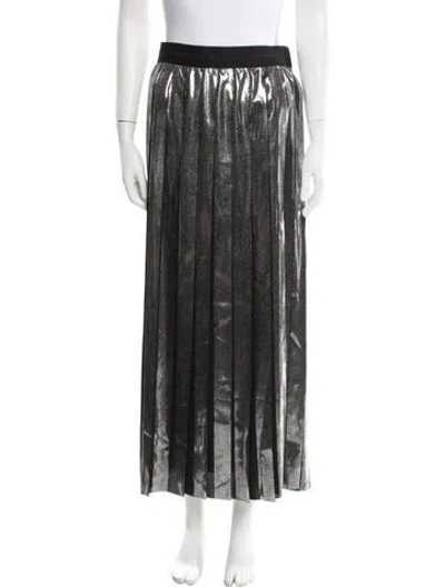 Pre-owned Msgm Colorblock Pattern Midi Length Skirt W/ Tags In Multi