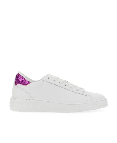 MSGM MSGM LOGO PRINTED LOW-TOP SNEAKERS