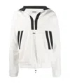 Msgm Contrast Stripe Sweatshirt In White