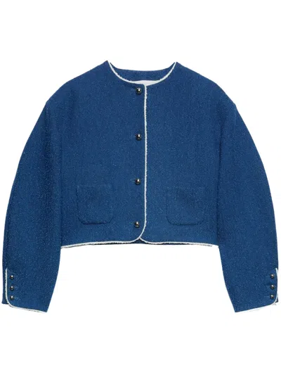 MSGM CONTRAST-TRIM JACKET