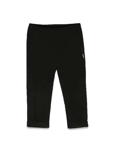 Msgm Cool Wool Pants In Black