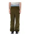 Msgm Cargo Pants In Green