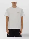 Msgm Cotton Crew Neck T-shirt With Short Sleeves In White