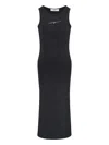 Msgm Sleeveless Dress In Black