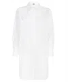 Msgm Cotton Dress In White