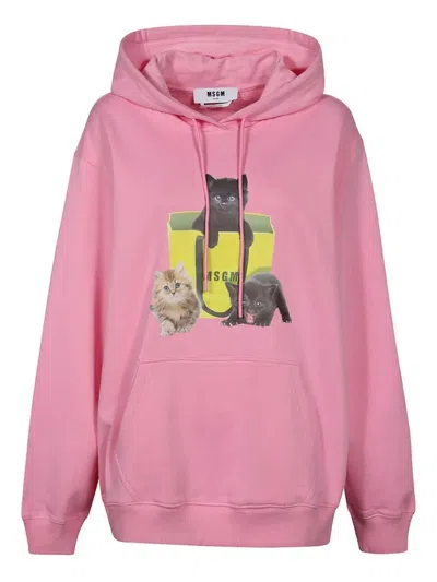 MSGM COTTON HOODIE