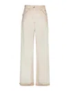 Msgm Trousers Beige In Beige