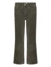 Msgm Cotton Jeans In Green