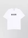 Msgm Logo-print Cotton T-shirt Clothing