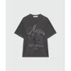 Msgm Black Cotton T-shirt In Black