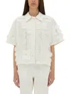 Msgm Paillette-embellished Shirt