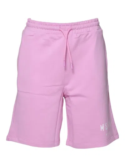 Msgm Kids' Cotton Shorts