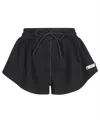 Msgm Cotton Shorts In Black