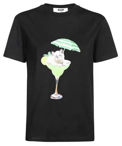 MSGM COTTON T-SHIRT