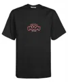 Msgm Graphic-print Cotton T-shirt In Black