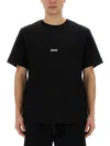 Msgm Tshirt In Cotone In Black