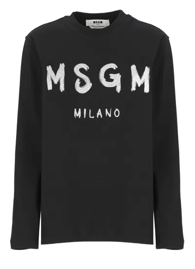 Msgm Sudadera - Negro In Black