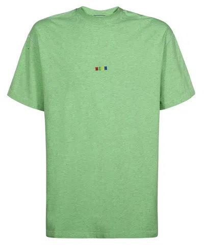 Msgm Cotton T-shirt In Green