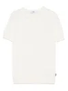 Msgm Cotton T-shirt In Neutrals