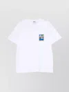 Msgm Cotton T-shirt Patched Graphic Print