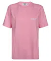 Msgm Cotton T-shirt In Pink