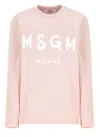 Msgm Woman T-shirt Pink Size L Cotton