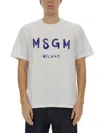Msgm Cotton T-shirt In White